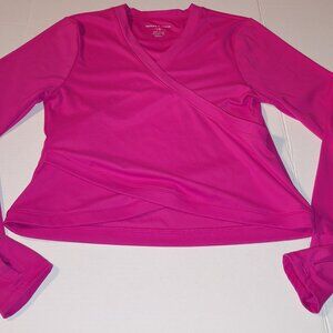 Harmony Balance Pink Crop Top Women's Size Large
